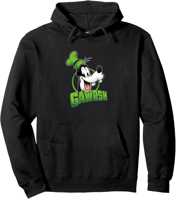 Disney Mickey And Friends Goofy Gawrsh Portrait Pullover Hoodie