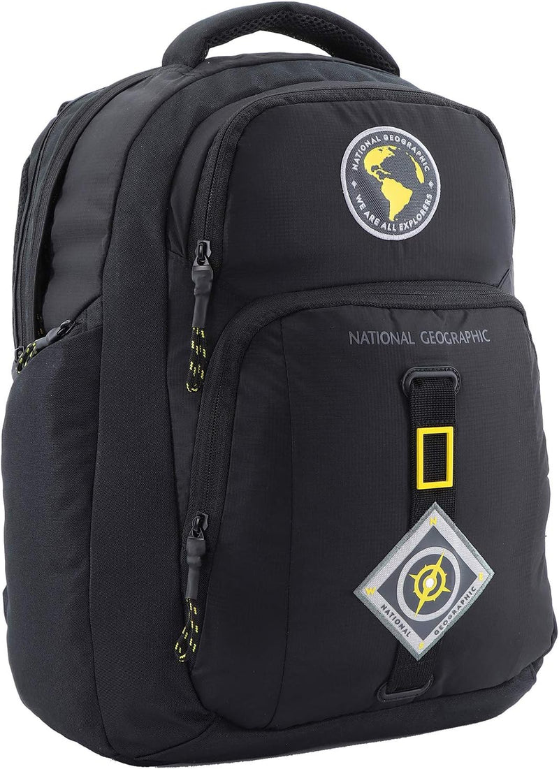 Bowatex Laptop Rucksack New Explorer National Geographic Schwarz 47 cm