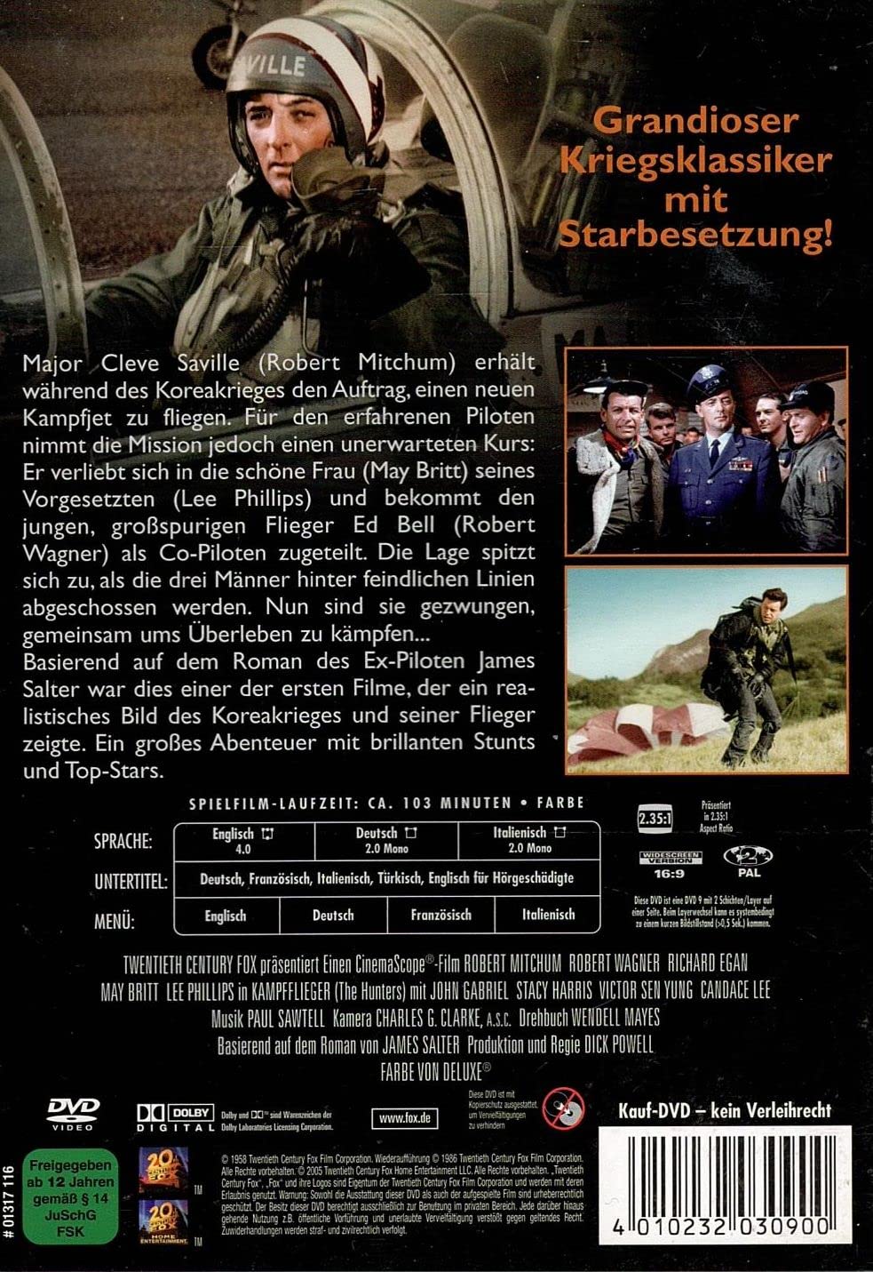 Die Kampfflieger, DVD