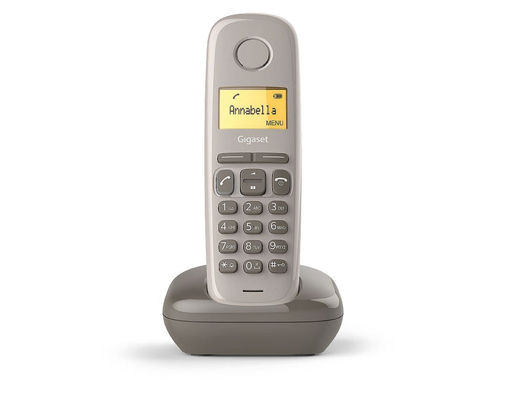 Gigaset - Schnurloses Festtelefon DECT/GAP Solo Ohne Anrufbeantworter grau, Solo Ohne Anrufbeantwort