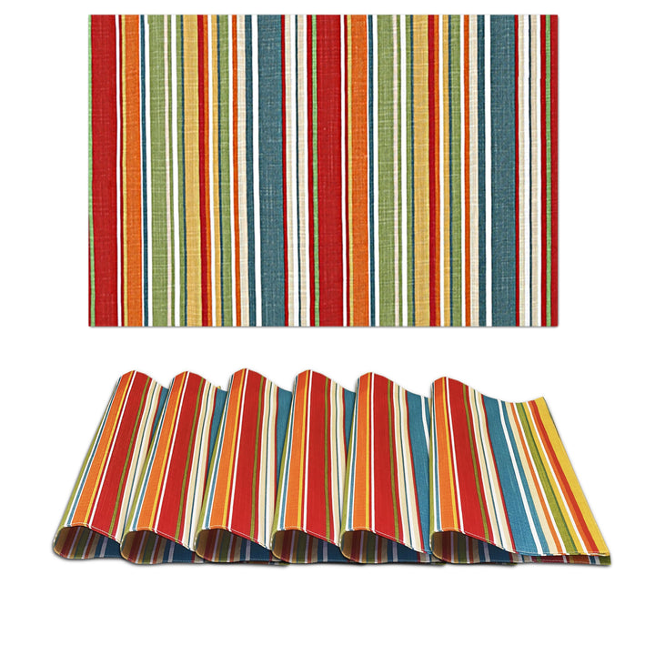 Ruvanti Tischsets 100% Baumwolle 13x19 Zoll, Esstisch Platzsets Set von 6, Moderne Tischsets für Ess