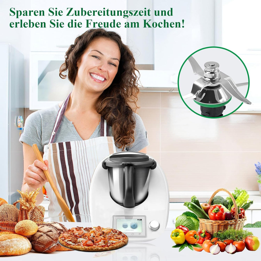 SUS420 Edelstahlmesser für Vоrwerk Thermоmix Messer TM5 TM6 TM7 - Küchenmaschine Thermоmix TM5 TM6 T