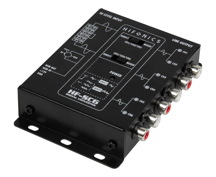Hifonics HF-SC 6 | 6-Kanal Signal Konverter/High-Low Wandler