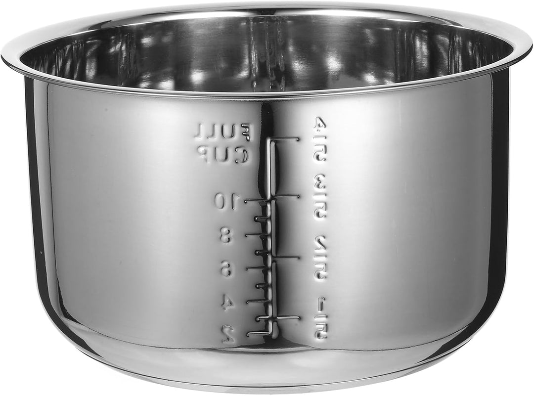 HOMSFOU Reiskocher-Einsatz Innerer Kochtopf Elektroherd-Versorgung Reiskocher-Pfannenersatz Edelstah