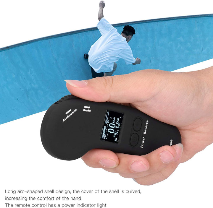 Ejoyous Fernbedienung für Skateboard, Drahtlose Fernbedienung für elektrisches Skateboard mit LED Di