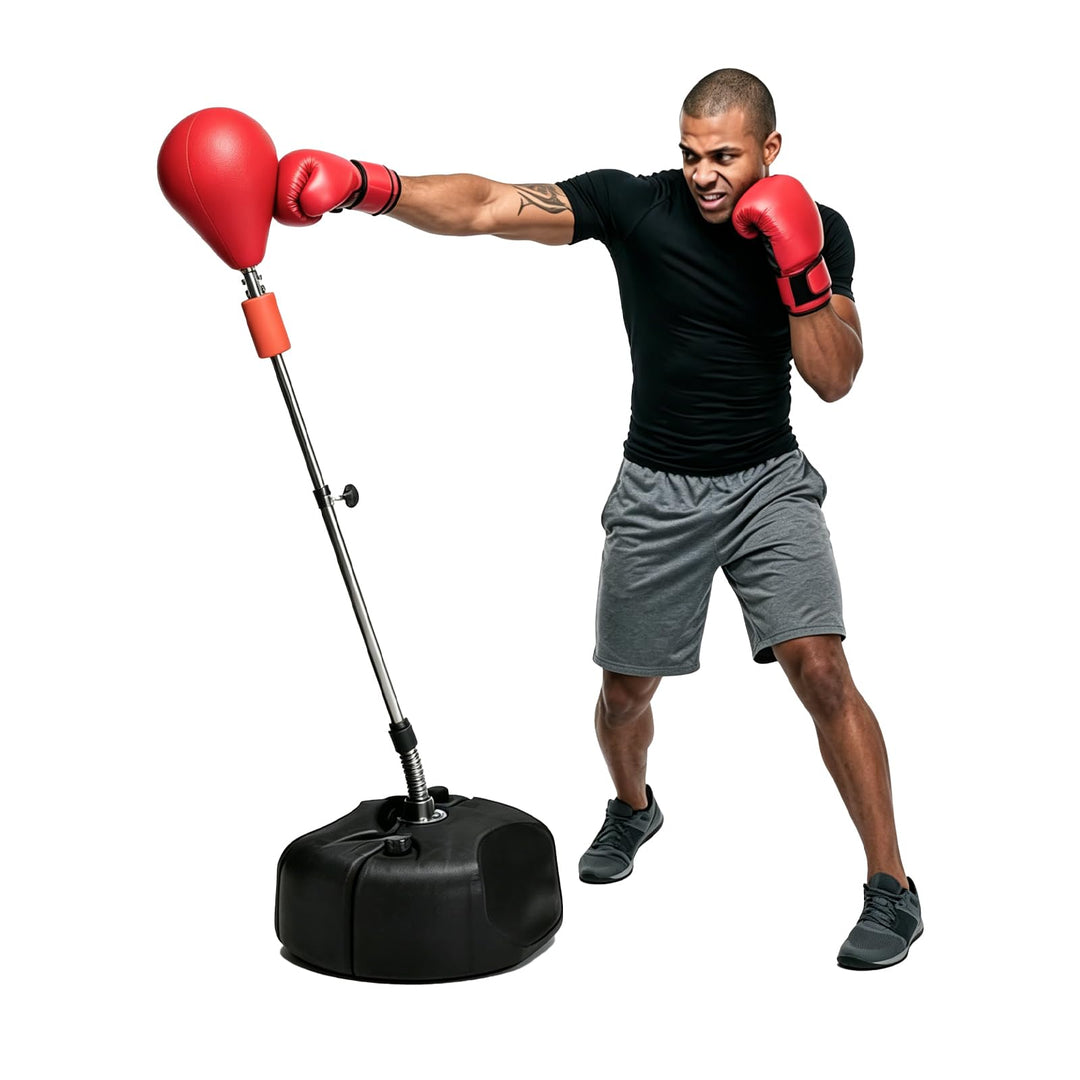 Boxsack Stehend, Erwachsene Standboxsack, Punchingball, Verstellbar Erwachsene Kinder Boxen Punching