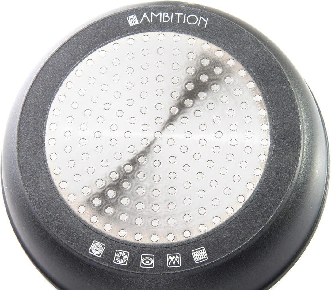 AMBITION Pfannenset 3 teilig Magnat Pfanne 20/24/28 cm aus Aluminium geschmiedet Antihaftbeschichtun