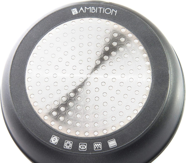 AMBITION Pfannenset 3 teilig Magnat Pfanne 20/24/28 cm aus Aluminium geschmiedet Antihaftbeschichtun