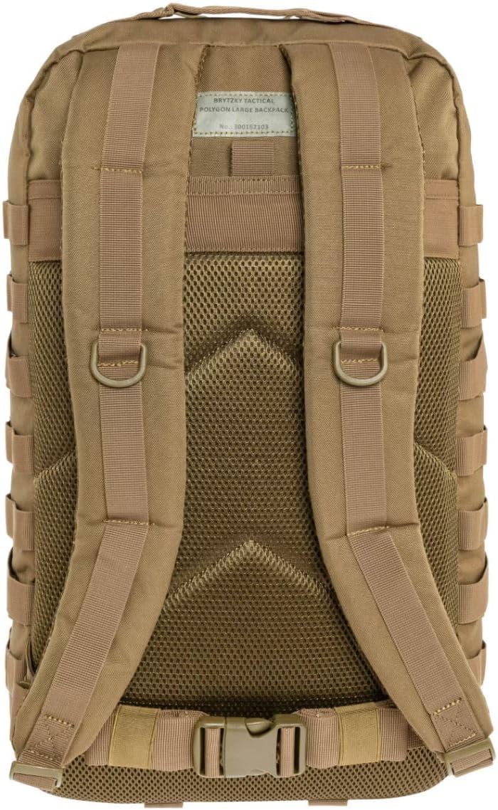 Tactical Polygon Large 36L Taktischer Rucksack – Coyote | Militär & Outdoor Rucksack Herren | Mit MO