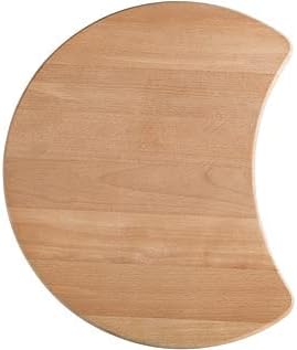 BLANCO Schneidbrett aus massiver Buche | Durchmesser: 410 mm (auf Halbmond)