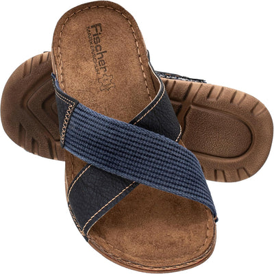 Fischer Markenschuh Herren, Männer, Pantoletten, Pantoletten 42 EU Blau Ocean 56, 42 EU Blau Ocean 5