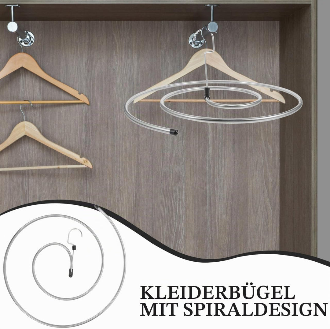 MAGICLULU 2stücke Spiral-waschgestell Aus Edelstahl Mit Drehbarem Haken Für Bettlaken Umklappbar Für