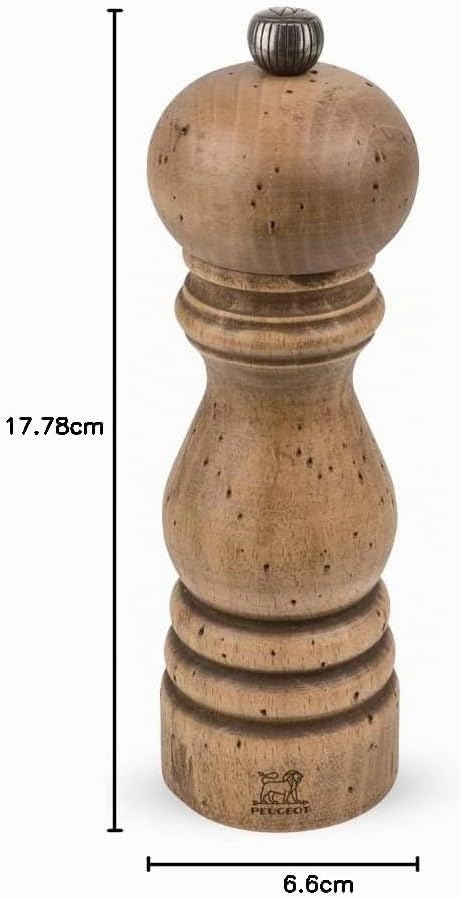 PARIS Antiquaire - 18 cm Pfeffermühle Pfeffermühle Antique, Pfeffermühle Antique