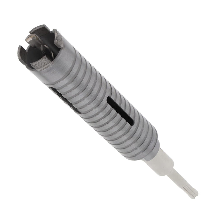 PRODIAMANT Diamant Bohrkrone ø 42mm Nutzlänge 150mm mit SDS Adapter lasergeschweisst für trocken Boh