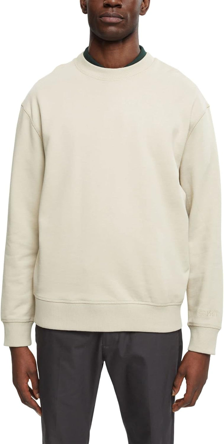 ESPRIT Sweatshirt mit Logostickerei auf dem Ärmel S 335/Dusty Green, S 335/Dusty Green