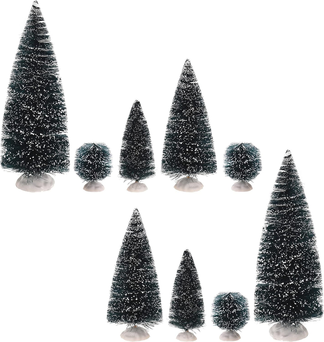MIJOMA Weihnachtsdekoration Weihnachtsszene mit Beleuchtung und Bewegung (Ergänzungsset Bäume 9-TLG)