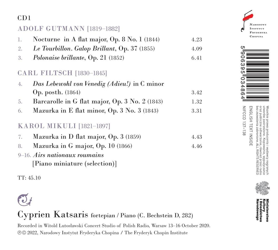 Chopin's Epoque - Chopins Zeitalter, Audio-CD