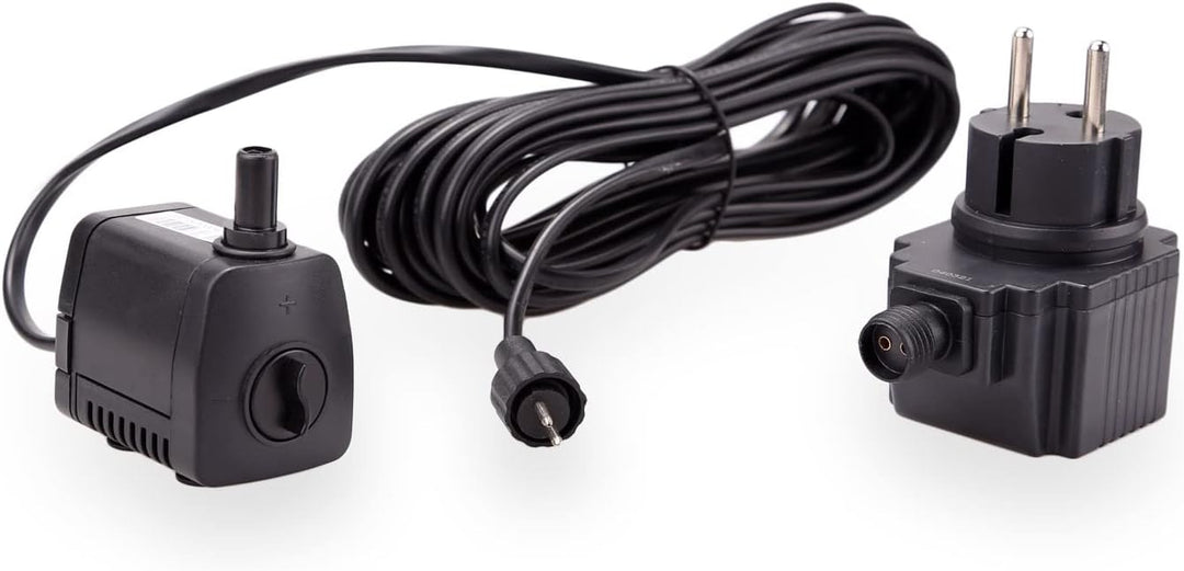 CLGarden kleine Springbrunnenpumpe NSP1E für Wasserspeier Miniteich Wasserspiel Pumpe 12V mit Netzbe