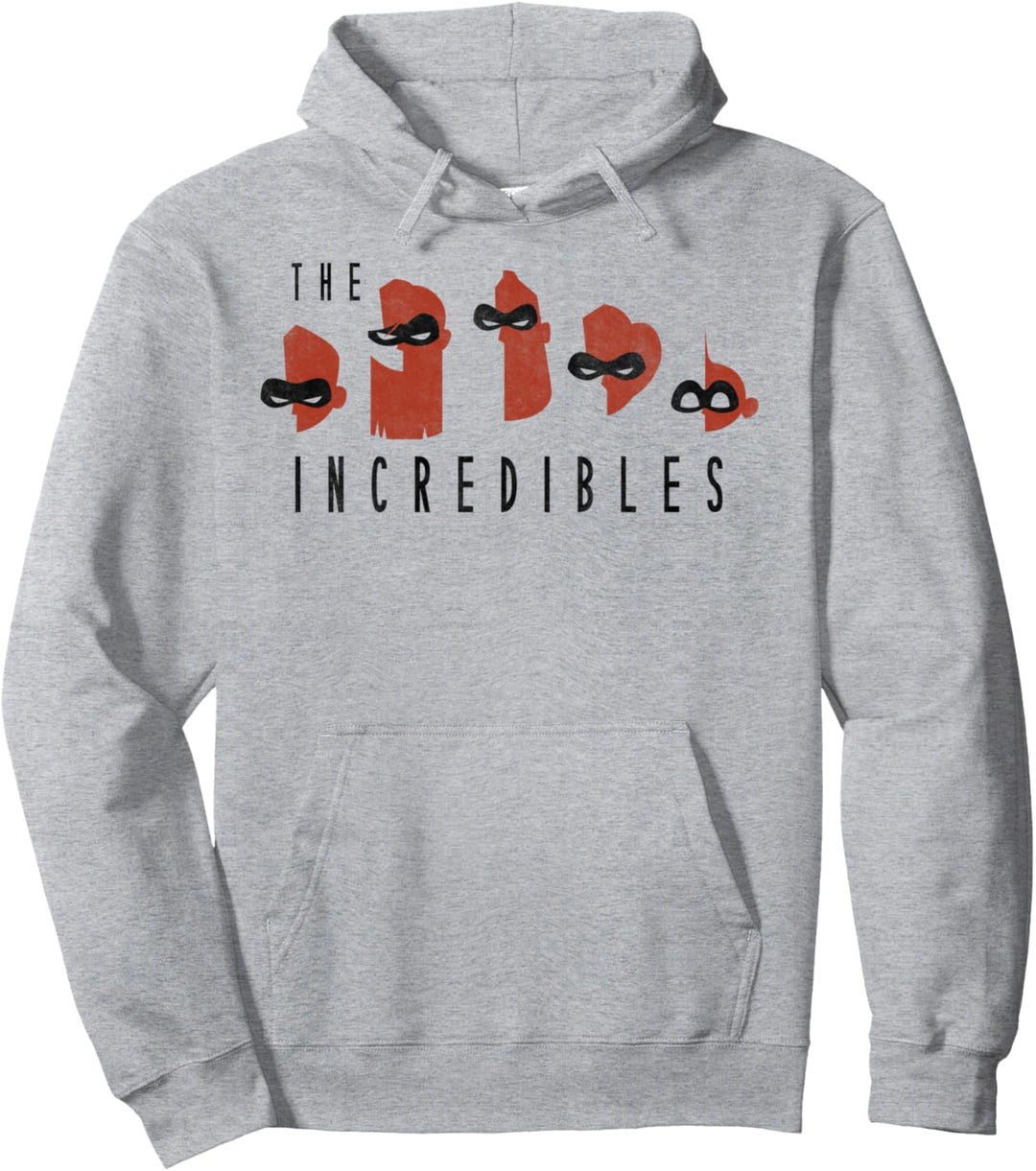 Disney Pixar Incredibles Shadowed Group Shot Pullover Hoodie