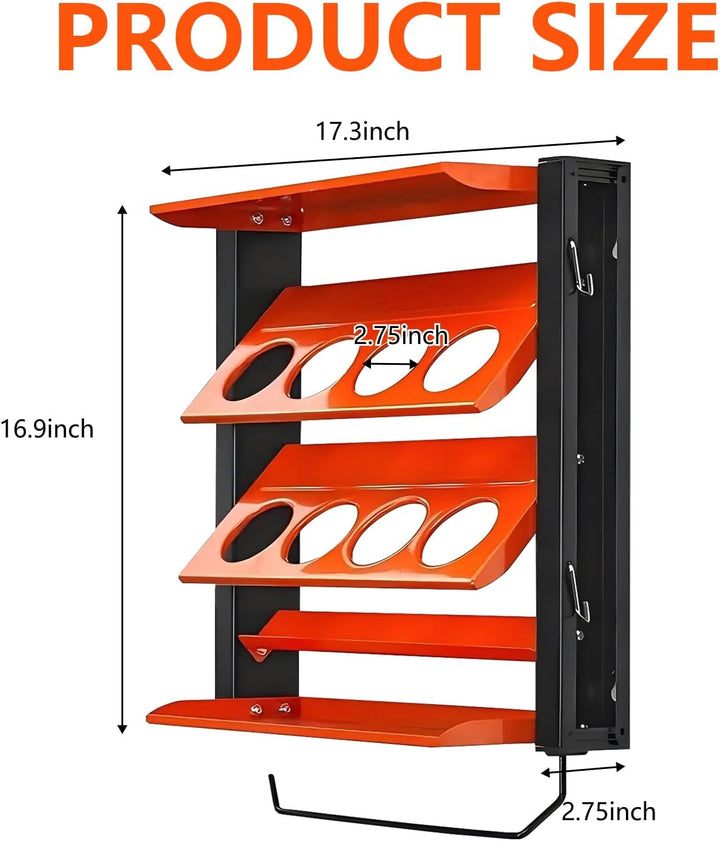 BONJUME Dosenhalter, Sprühflaschenregal Wandregal Dosenhalter Aufbewahrungsschrank Spraydosenhalter