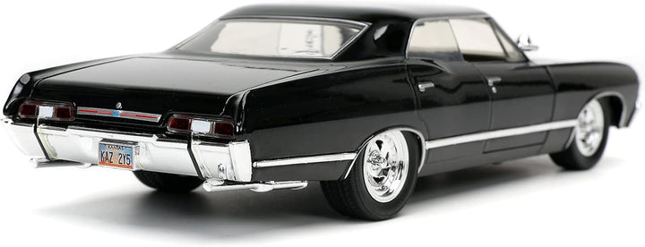 Jada Toys 253255037 Supernatural Dean Winchester, 1967 Chevy Impala Sport Sedan, Türen + Kofferraum