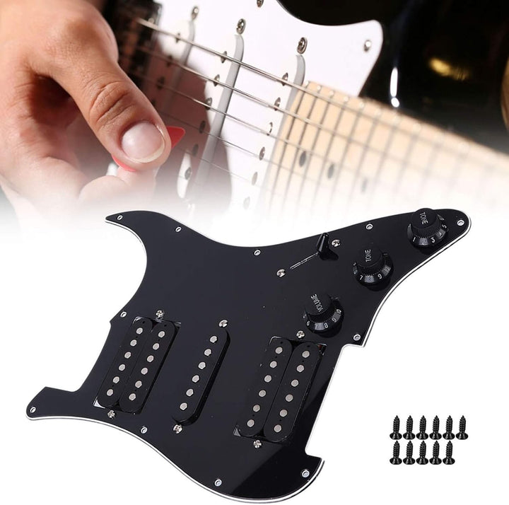 Komplett Vorverdrahtetes,Pickguard Humbucker für E-Gitarren-Board mit vorverdrahtetem HSH-Pickup für