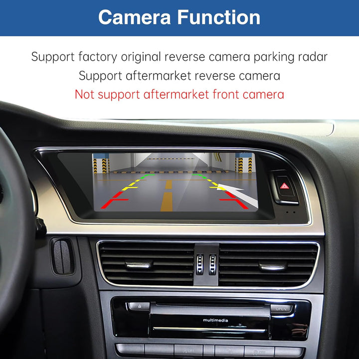 Road Top 8,9 Zoll Autoradio Drahtlos CarPlay Touchscreen für Audi A5 2009-2015 Jahr mit 3GMMI, Autor