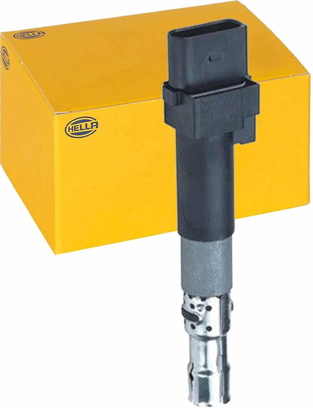 HELLA 5DA 358 000-931 Zündspule - 12V - 4-polig - Kerzenschachtzündspule - gesteckt