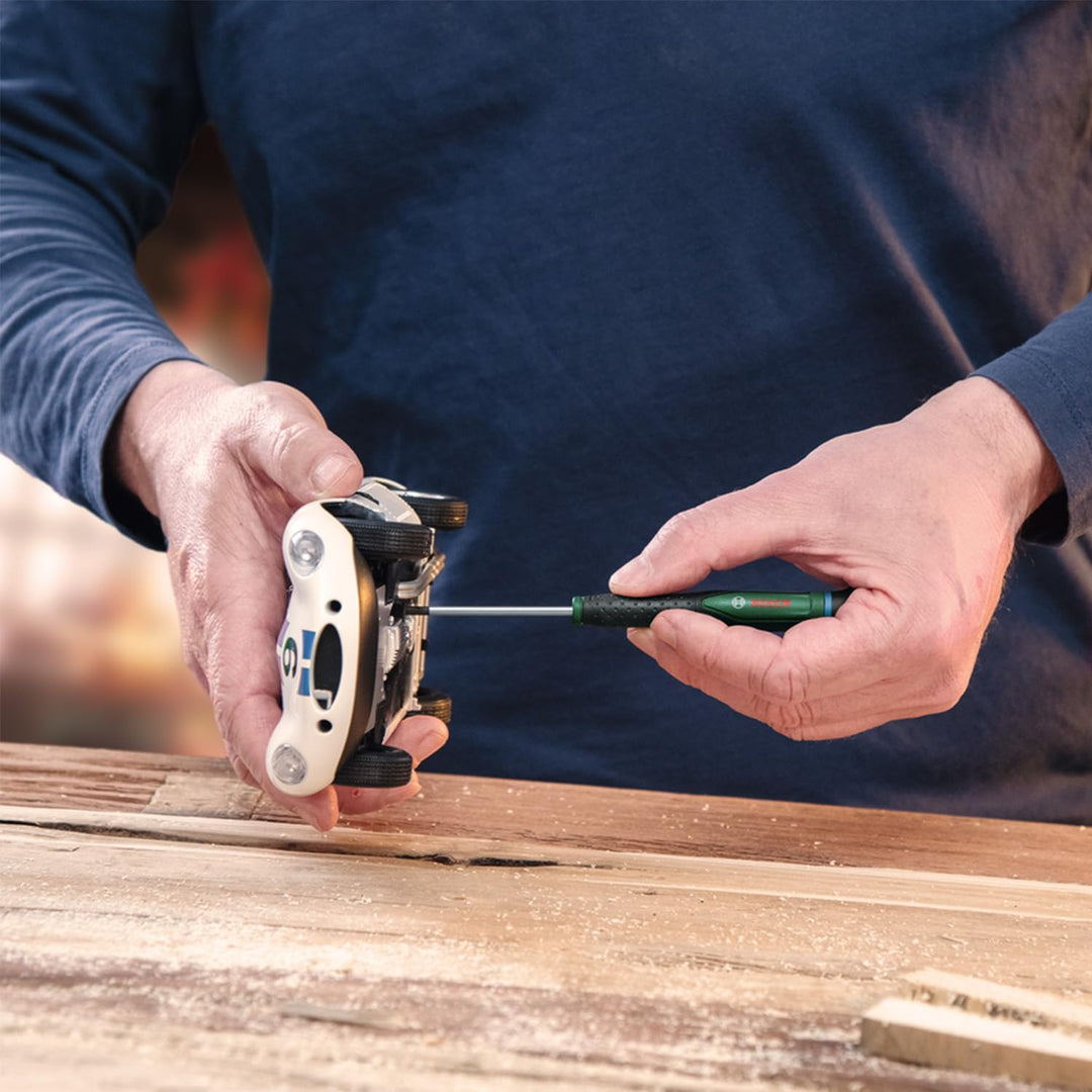 Bosch Handwerkzeug-Adventskalender 2024, 33-teilig (Werkzeug-Set mit Bit-Ratschenschraubendreher T-G