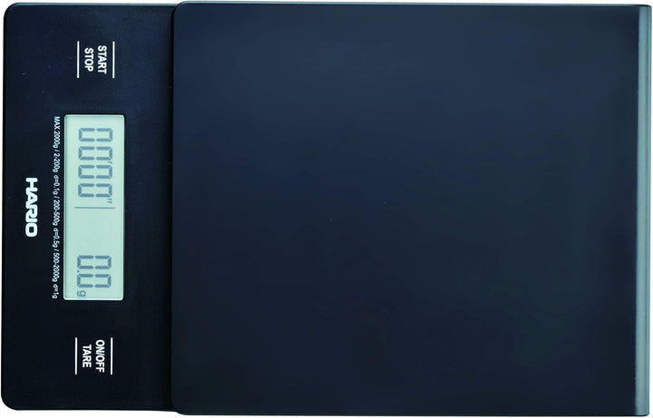 Hario VSTN-2000B Küchenwaage, schwarz schwarz Single, schwarz Single