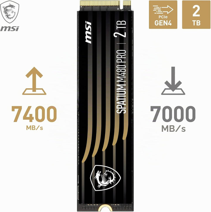 SPATIUM M480 Pro PCIe 4.0 NVMe M.2 2TB 2TB 480, 2TB 480
