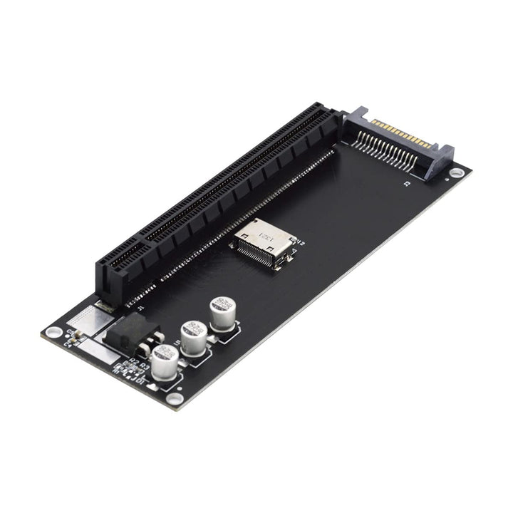 cablecc Oculink SFF-8612 SFF-8611 auf PCIE PCI-Express 16x 4X Adapter mit SATA Power Port für Mainbo