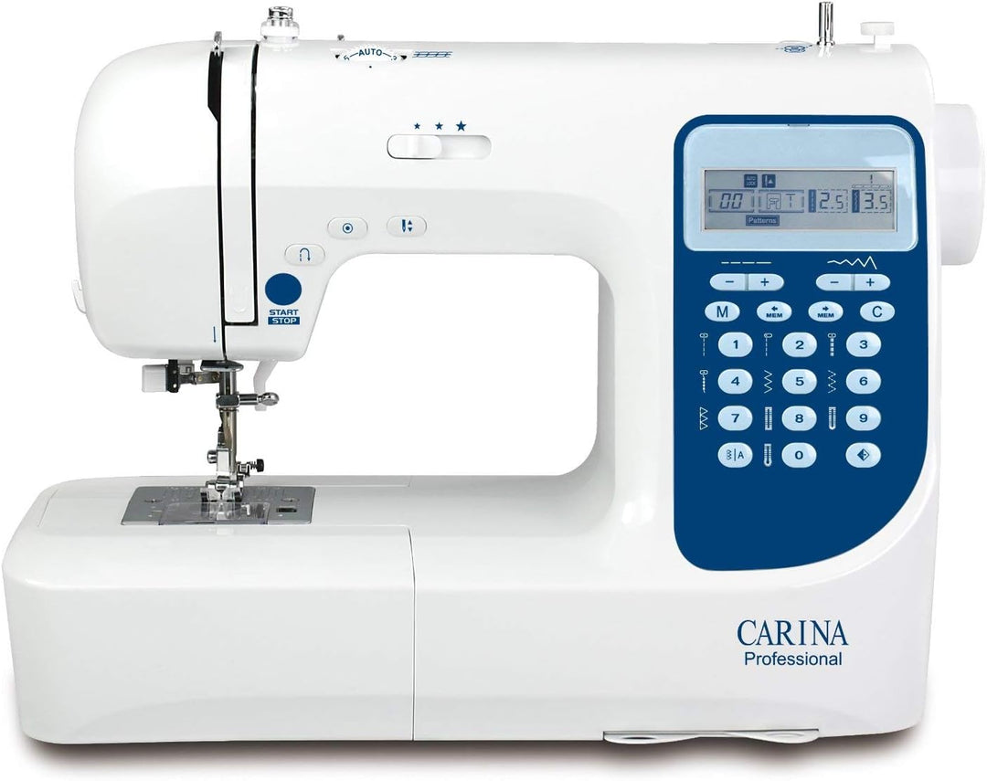 Carina Professional - Computer-Nähmaschine für Einsteiger, Fortgeschrittene & Profis; LED-Bildschirm
