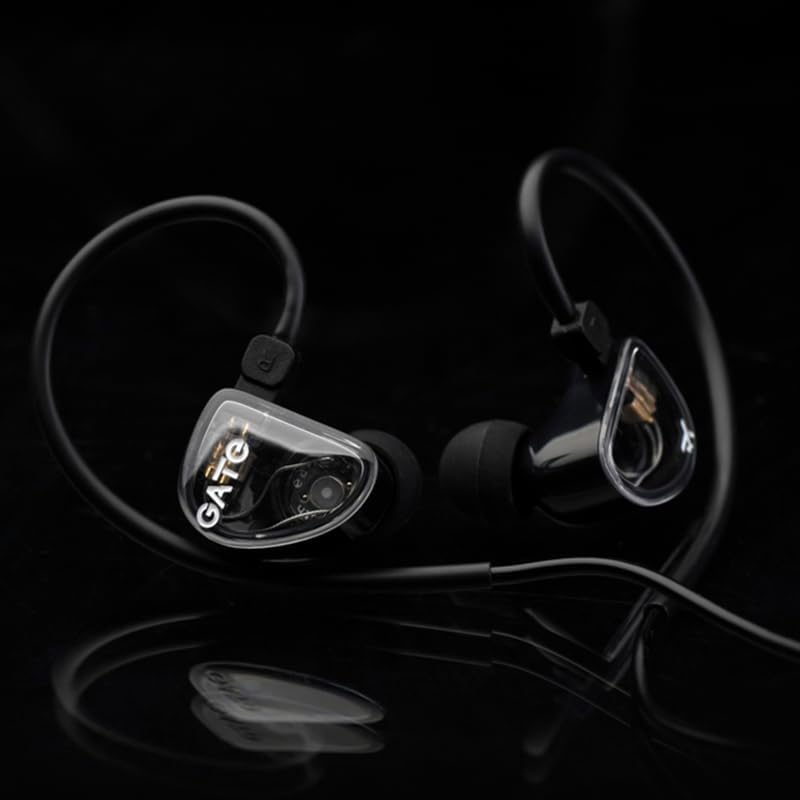 Truthear Gate In-Ear-Kopfhörer, dynamischer Treiber, 3,5 mm, austauschbares Kopfhörerkabel, mit Mikr