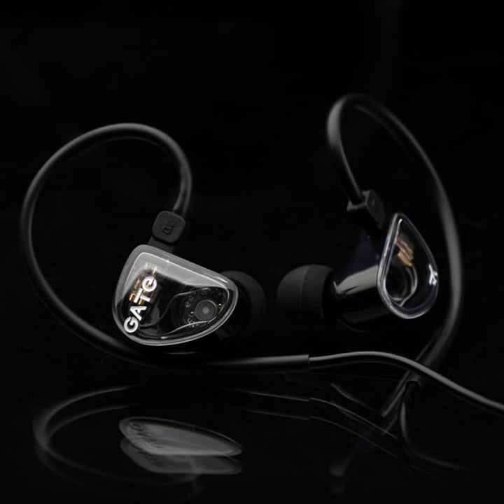 Truthear Gate In-Ear-Kopfhörer, dynamischer Treiber, 3,5 mm, austauschbares Kopfhörerkabel, mit Mikr