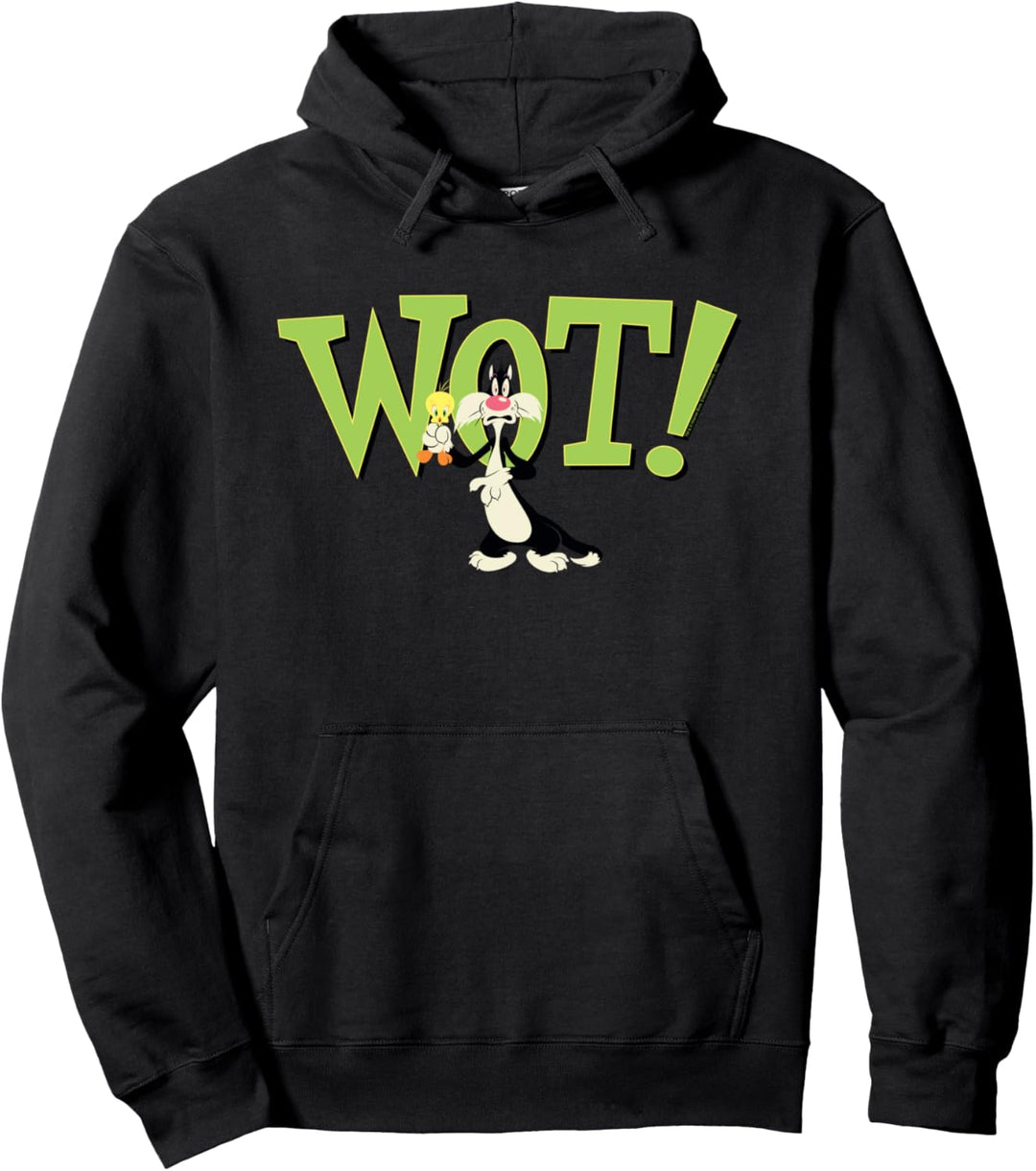 Looney Tunes Sylvester and Tweety WOT! Pullover Hoodie