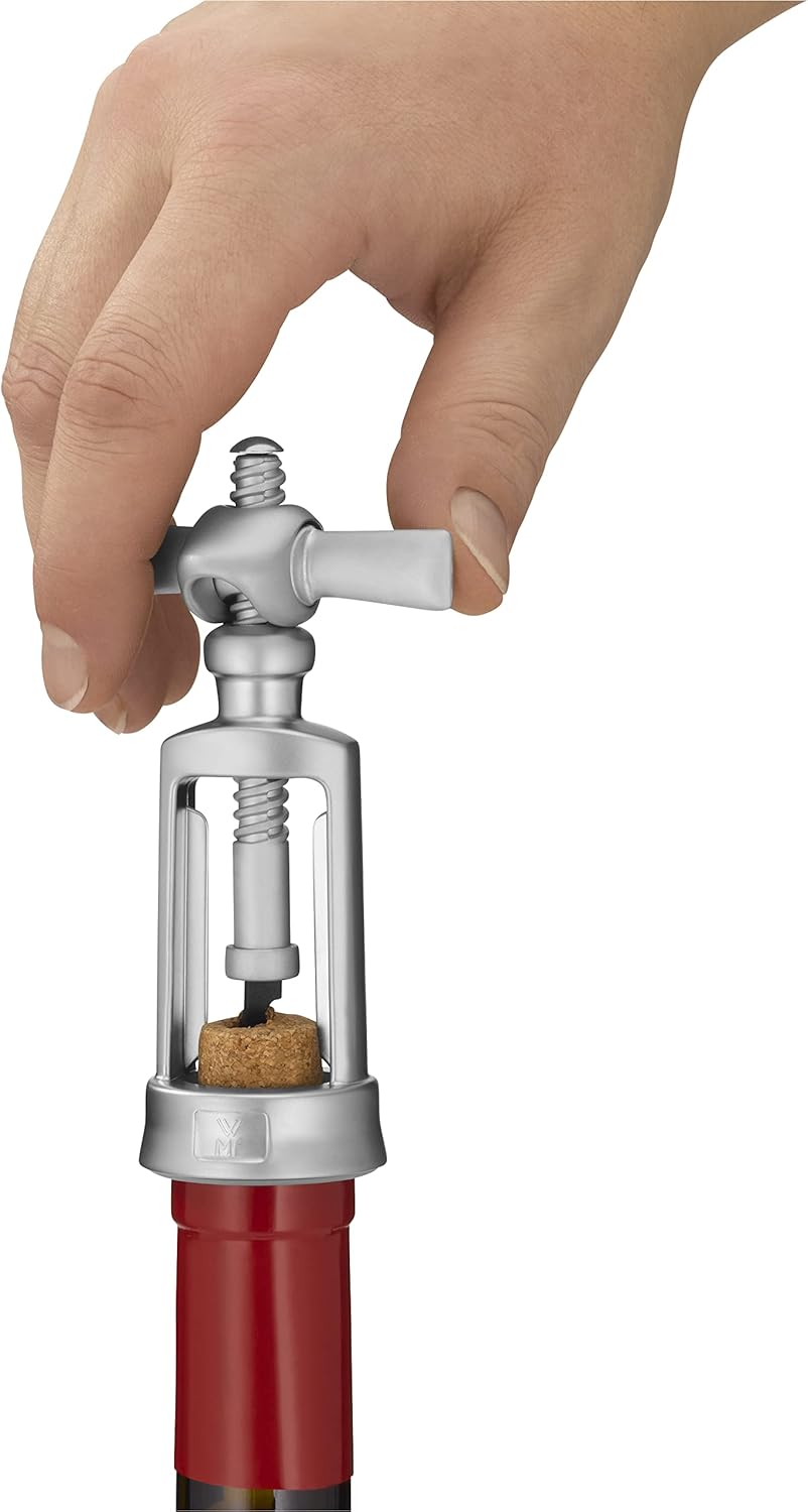 WMF Korkenzieher Wein, Weinflaschenöffner, Flaschenöffner für Wein und Prosecco, Weinöffner