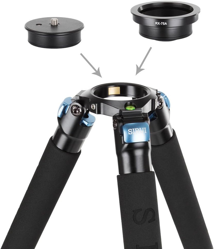 Sirui R-4214X Studio-Dreibeinstativ mit Adapterhalbschale/Tasche/Gurt, R-4214X