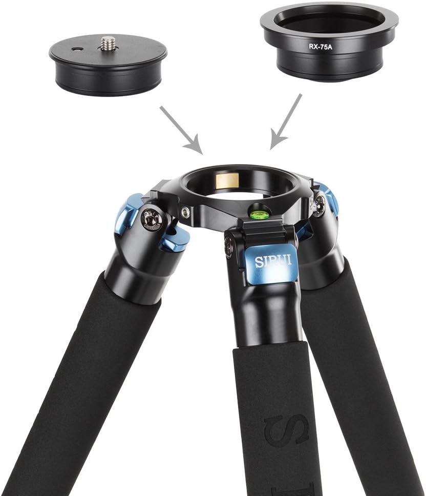 Sirui R-5214XL Studio-Dreibeinstativ mit Adapterhalbschale/Tasche/Gurt, R-5214XL