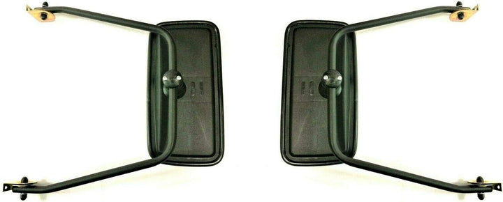 2x Aussenspiegel Rückspiegel für Bagger Traktor 375x185 mm mit Spiegelhalter SET