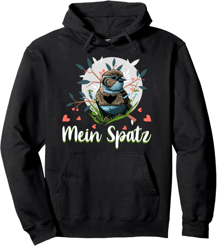 Mein Spatz Herzchen Vögelchen Valentinstag Spätzchen Pullover Hoodie