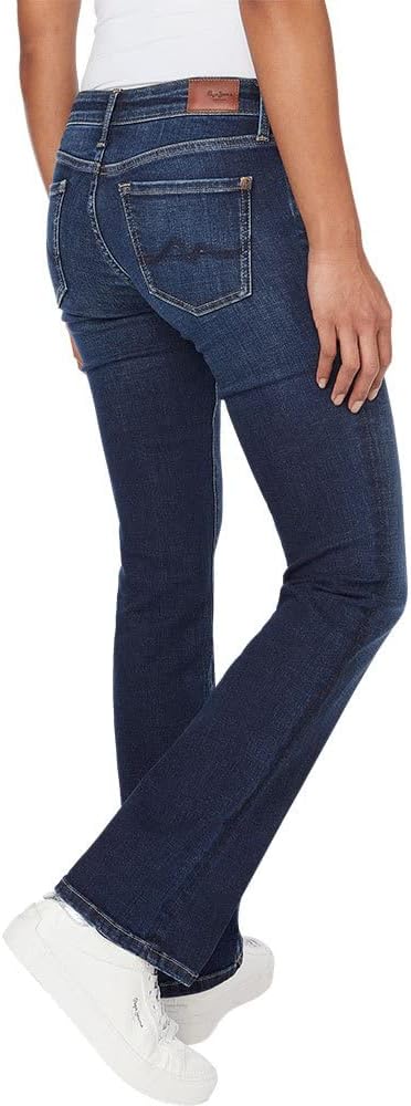 Pepe Jeans Damen Piccadilly Jeans 25W / 32L Blue (Denim-dm2), 25W / 32L Blue (Denim-dm2)