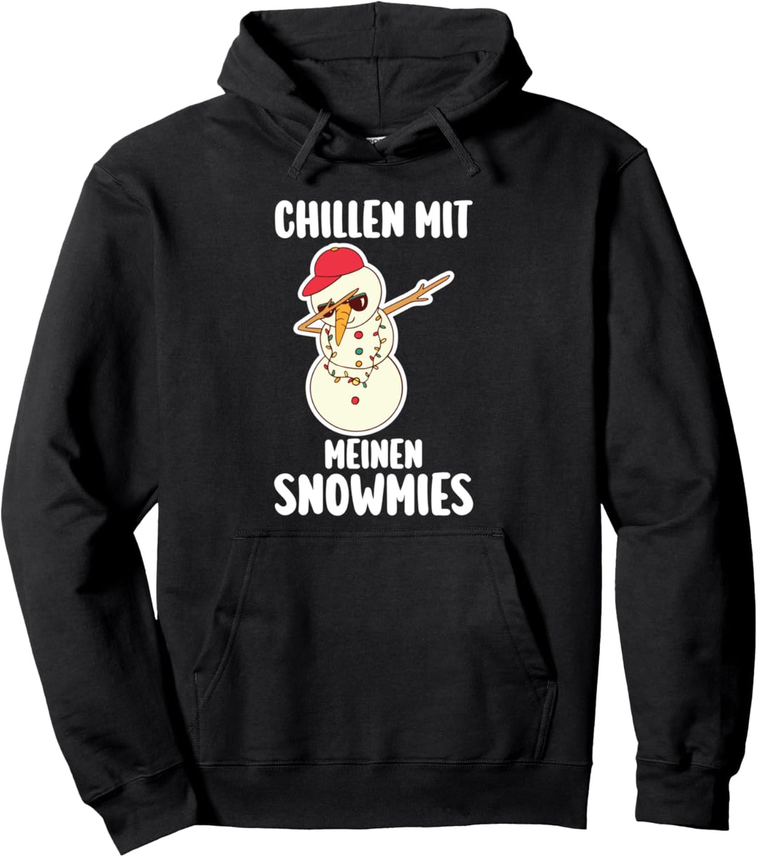 Weihnacnhtsmann Schneemann Weihnachten Pullover Hoodie