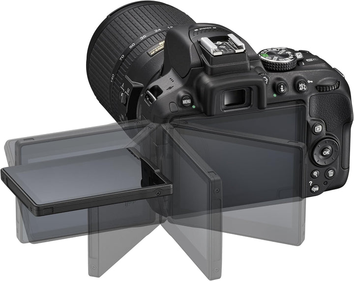 Nikon D5300 Spiegelreflexkamera 24.2 nacktes Gehäuse, Schwarz