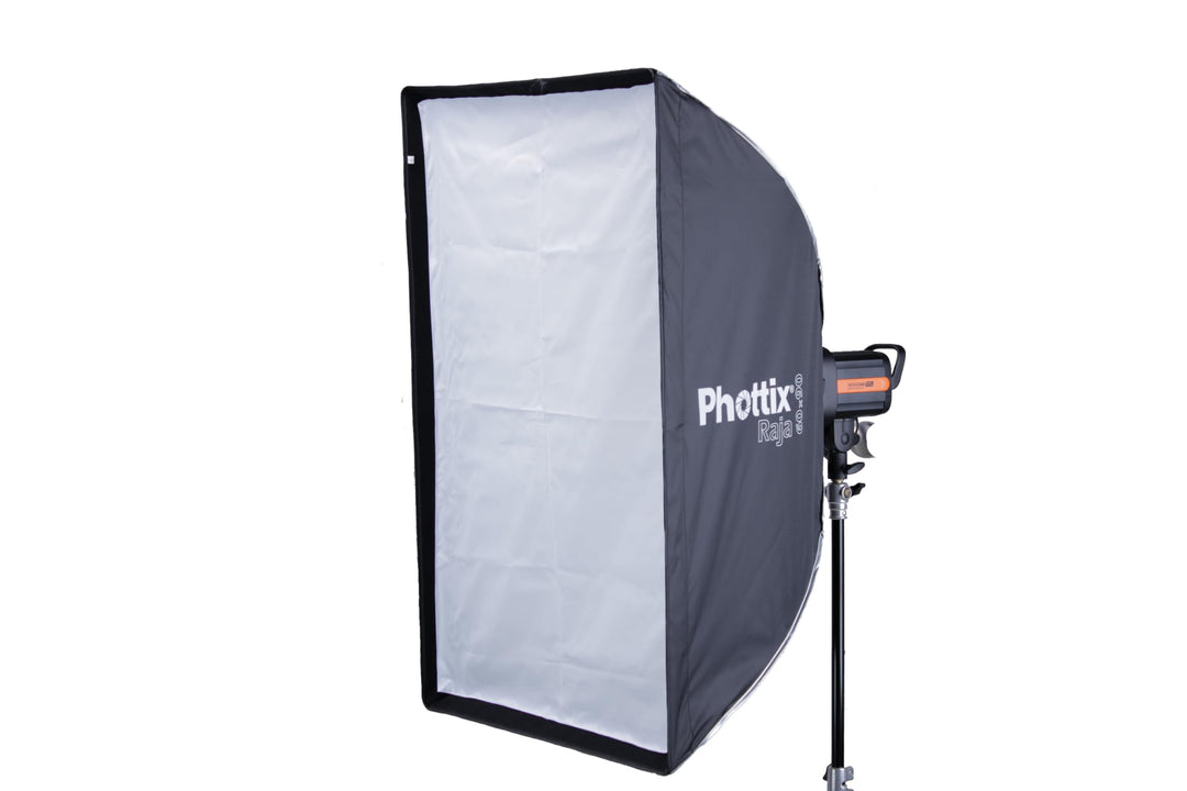 Phottix Raja PH82720 Softbox, rechteckig, 61 x 88,9 cm rechteckige Softbox 24x35in, rechteckige Soft