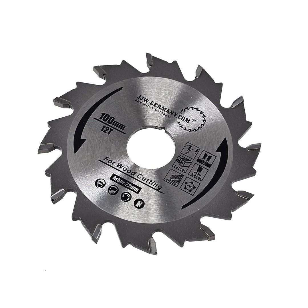jjw-germany HM Nutfräser 100 x 3,97 x 22 Z= 12 WZ passend für Einhell Flachdübelfräse
