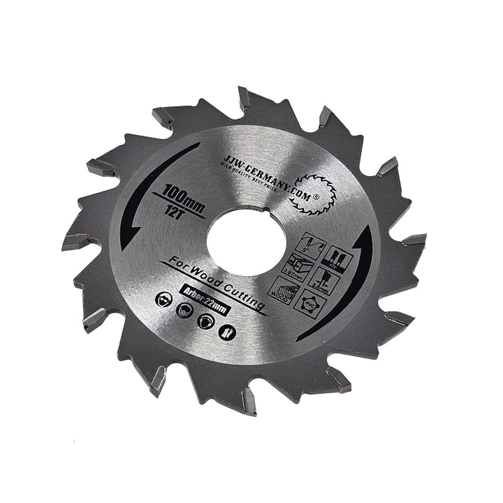 jjw-germany HM Nutfräser 100 x 3,97 x 22 Z= 12 WZ passend für Einhell Flachdübelfräse