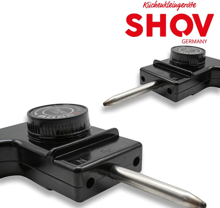 Shov | Elektrische Pizzapfanne | Fladenbäcker | 36x7 cm | 1500W | Rund |