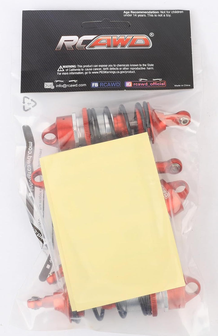 RCAWD arrma Shock Set,rc Stossdämpfer Set für 1/7 Arrma Felony Infraction Limitless 6S BLX Upgrade-T