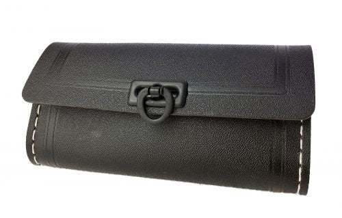 Classic Cycle Werkzeugsatteltasche klein schwarz 1 Schwarze Schliesse